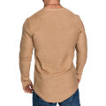 Men Blouse Long Sleeve Men Round Neck Winter Pullover Shirt. 