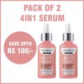 Pack of 2 UPTOWN LA 4IN1 Super Skin Glowing Serum | 5% Niacinamide, 30% Vitamin C 10%, Vitamin E 10% & HA | 30 ml. 