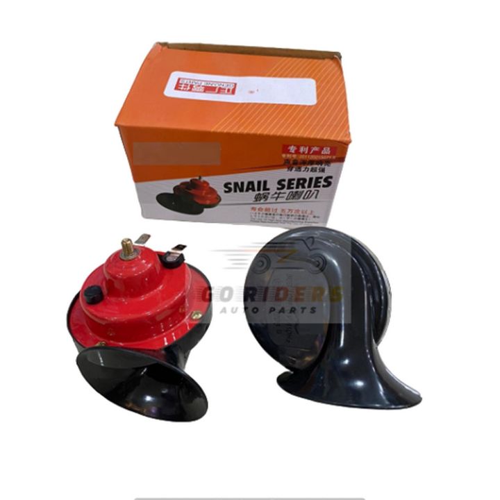 Snail Horn 1 Pair Louder Sound for Motorcycle Bike / Car