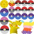 Pokemon Spider-Man Pop it Fidget Toys 20.5CM Rainbow Desktop Charizard Pikachu Bulbasaur Squirtle Fidget Relieve Autism popitToy. 