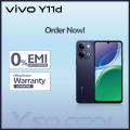 vivo Y11d - (6+6)GB Extended RAM - 128GB ROM - 50MP Rear Camera - 6500mAh Battery -  44W Flashcharger  - Officail PTA Approved. 