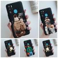 For Tecno Pova Neo Case Phone Cover LE6h Silicone Cases Letter Girls Pattern Fundas for Tecno PovaNeo LE6 Soft TPU Black Bumper. 