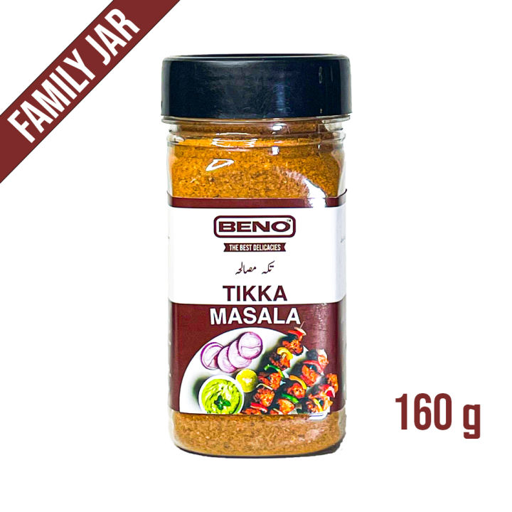 Tika Masala | Tika Boti Masala | Beno Tika Masala -160g Jar "**Beno Tika Masala 160g Jar - Authentic Blend for Irresistible Flavors | Daraz Exclusive Spice Sensation!**"