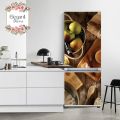 Elegant Fruits Fridge Stickers, Door Wrap, Self-adhesive, Waterproof, PVC by Elegant Decore. 