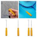 Racket Stringing Tool Fix Racket String Assistance Puller Durable Guiding Tool for Squash Racquet Tennis Badminton. 