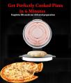 SILVERCREST Electric Pizza Maker, Non-Stick Heating Plate / 32 cm diameter Pizza Cooker and Bread Maker, with Timer & AdjustableTemperatures control, 3000Watts Multifunctional Pizza Oven convert to Electric indoor Grill,| WHITE |. 