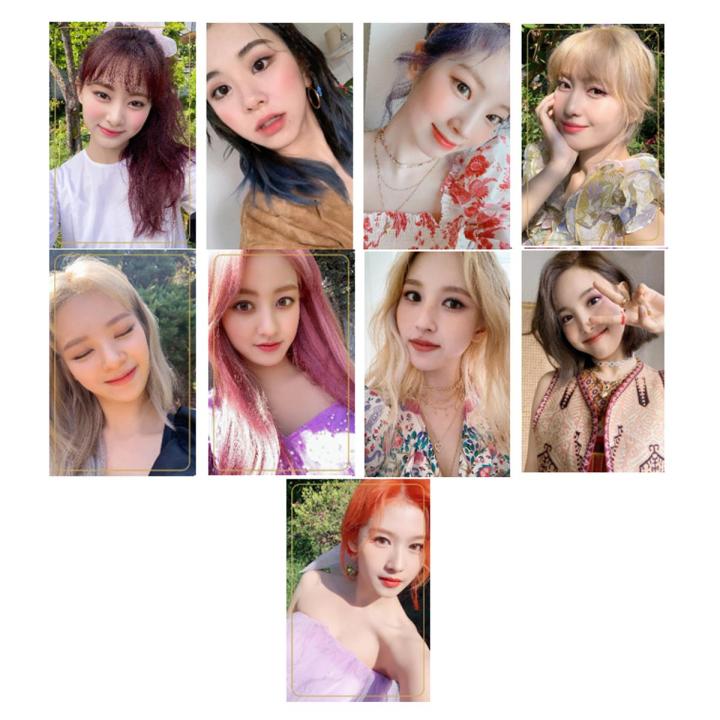 Kpop TWICE Band Photo Cards 9 Cards - Kpop Photo Cards BTS Army JangoMango Store