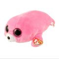 Ty Beanie Boos - Pierre The Pink Seal (25cm) Soft Cuddly Sea Animal Plush Toy For Kids. 