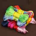 nylon cord thread chinese knot macrame bracelet braided cord thread string bead craft DIY jewelry - 15 colors 20M. 