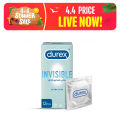 Durex Condoms Invisible 12 Pieces. 