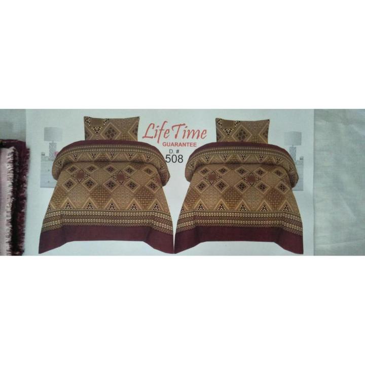 Double king size bed sheet