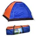4 Person Parachute Camping Tent - Water Resistant - Multicolor. 