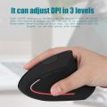 Left-Handed 2.4GHz Wireless USB Ergonomic Vertical Optical Mouse For PC Computer Laptop. 