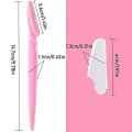 Tinkle Razors With Safety Cover For Facial Hair And Eyebrow For Ladies/Girls/Women, Touch-up Lip Razer, Sharp Mini Makeup Shaper, Twinkle Beautiful Eyebrows Trimmer, Hair Removal Makeup Accessories, Body & Face Facial Razors, Tweezers & Razors. 