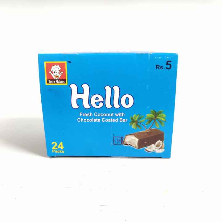 Hello chocolate 24 pcs Rs 5