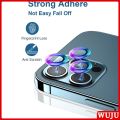 WUJU Metal Full Cover Tempered Glass Camera Lens Protector For iPhone 13 12 11 Pro Max 12 13 mini HD Tempered Glass Circle Camera Screen Protector. 