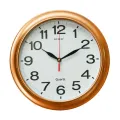 Hitco Round Simple Wall Clock - Wall Clock For Home and Office - Step Movement High Quality Watch - Wall Clocks for Bedroom / Living Room / Decor - Clock Wall Stylish. 