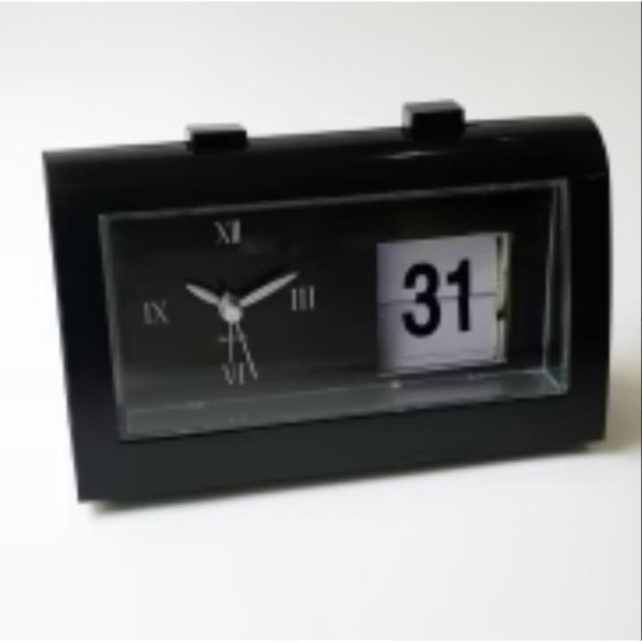 AlBizCo. Analog Clock Flip Clock Alarm Table Clock