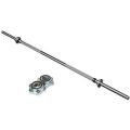 3ft 4ft 5ft 6ft Solid Iron Rod Body Building Dumbbell Rod Dumbel Weight Plates Bench Press Rod + Locks. 