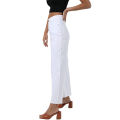 Xee Classic Mini Wide Leg Cropped Jeans. 