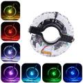 LED Rechargeable Bike Wheel Hub Lights Waterproof USB RGB Colorful Bicycle Spoke. 