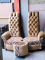 High Sofa / Bed Room Chairs with soft table. 