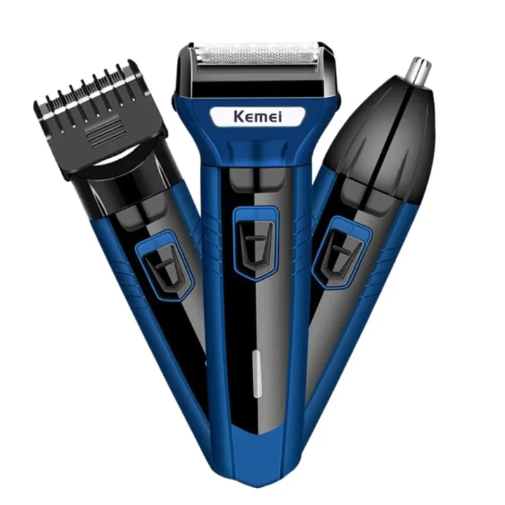 Shaving Machine 3 In 1 Rechargeable Hair Clipper Shaver beard Styling ...