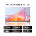 CHIQ QLED L40QM10S - Full Screen /  Google TV 40 inches / Voice Control / 02 Years Brand Warranty / Metal Frameless. 