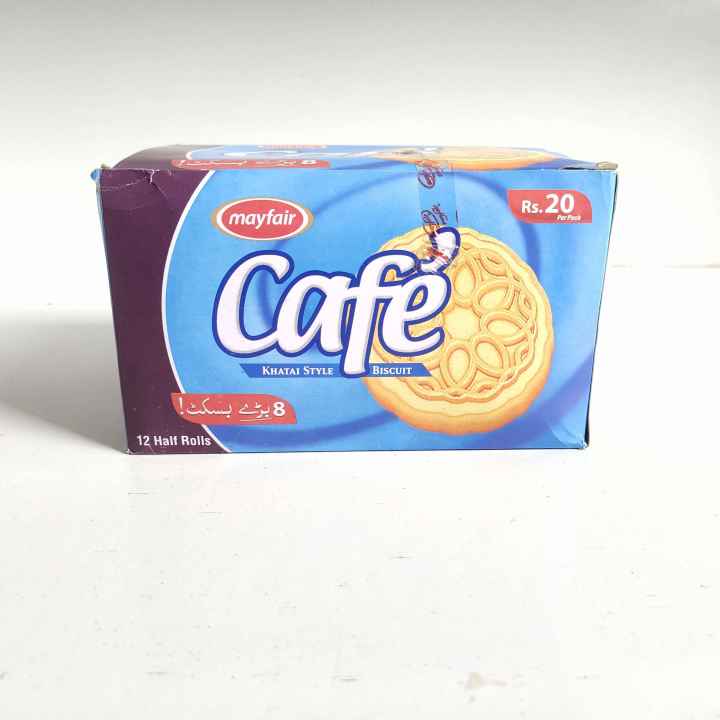 Mayfair Cafe half roll biscuit 12 packs RS 20