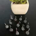 6Pcs Press on Nose pin Without Piercing Nose ring stud gold oxidised Jewellery For Ladies & Girls. 