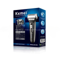 KM 6558 3 in 1 Multi-Function Trimmer, Shaver & Nose Hair Remover – Cordless Rechargeable 3-in-1 Grooming Kit for Men. 
