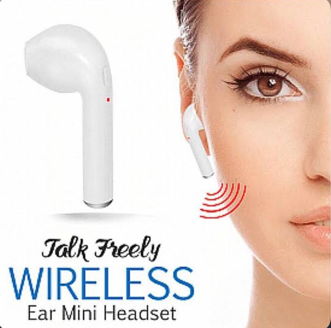 i7 Single TWS (True Wireless Stereo) Bluetooth Earphone (Connect With All Bluetooth Devices)