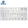 4PCS Universal BGA Stencil for MTK MSM Samsung Huawei Xiaomi iPad CPU RAM PM IC Reball Pin Direct Heat Template in Pakistan. 