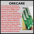 (3 pack ) tiens chinese Orecare herbal Toothpaste 135gm. 