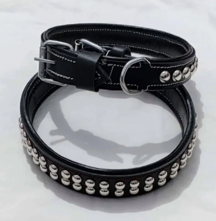 Leather%20Black%20Dog%20Collar%20-%20Medium%20size%20-%20Image%202