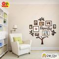 Gift City Presents Family Tree With Photo Frame Modern Wall Art For Gift For Home Décor Living , Bed Room And Offices. 