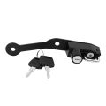 NANLIY- 2 Set for WPL RC Car Spare Parts Metal: 1 Set Ural Truck Front Rear Drive Shaft & 1 Set RC Car Steering Pull Rod. 