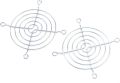 80mm Fan Grills Metal Mesh Finger Guard Protective Net Fan Grill Computer Case Fan Grill. 