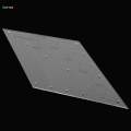 11.5 Cut 45 Degree Diamond Rhombus Template Quilting Ruler for DIY Patchwork. 