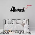 Reboch Decor 3d Name abstract wooden wall art | laser cut wooden name wall art | laser cut wooden wall art for bedrooms. 