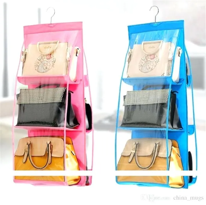 New%20high%20quality%20Multipurpose%206%20hanging%20hand%20bags%20pocket%20organizer%20for%20bag%20to%20collect%20dust%20proof%20closet%20storage%20bag%20door%20wall%20various%20shoes%20bag%20with%20hook%20-%20Image%203