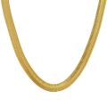 Gold Plated Stainless Steel Snake Chain Necklace For Men Boys. 