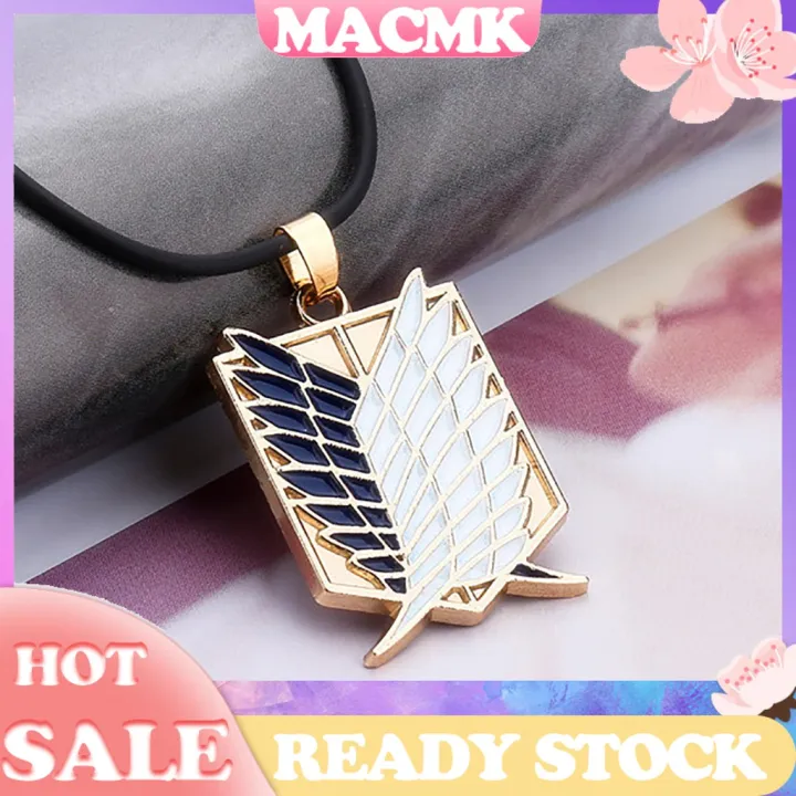 <wholesale>Necklace%20Funny%20Creative%20Attack%20On%20Titan%20Anime%20Cosplay%20Necklace%20for%20Women%20-%20Image%203
