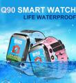 Q90 Children Smart Phone Watch Camera Silicone Life Waterproof Lighting Touch Screen SOS Call LBS Tracking Location Finder Kids Student Boy Girl. 