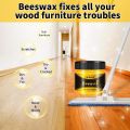 Beeswax Furniture Polish, Wood Seasoning Beeswax for Furniture Waterproof & Repair Wood Wax for Floors Cabinets to Protect & Care. 