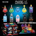 【Free 2 Hidden Dolls 8 Pcs Lego Among us Minifigures Building Blocks Toys for Kids Gift New 2021 Style Education Toy. 