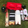 Hard Ball Cricket Kit for 9 to 14 years old Kids - Set of 10 Items Including Original Hard Ball Cricket Bat. 
