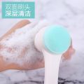 JULYSTAR 1 Piece  Eco Friendly Biodegradable Korean Facial Cleansing Brush With Silicone Massage Brushes For Deep Cleaning For Women. 