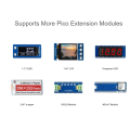 ESP32-C6-Pico-M Development Board WiFi 6 Microcontroller ESP32-C6-MINI-1 Module Supports for ESP-IDF. 