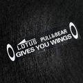 Racing Motorcycle Helmet Decal Racer Gives You Wings PULL BEAR Decal LOGO Sticker Car Accessories SHOE I K1K3 RF1200 X-14 X12. 